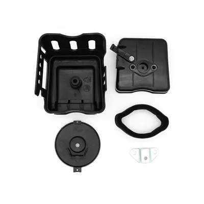 Air Filter Kit Complete Set (Round Type) for 2 Stroke 52 CC & 43 CC Engine, Suitable For Brush Cutter